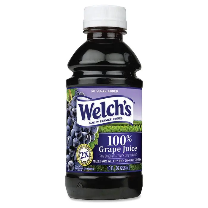Welch's 100 Percent Grape Juice, 10 Ounces, Pack of 24 Professional Grade